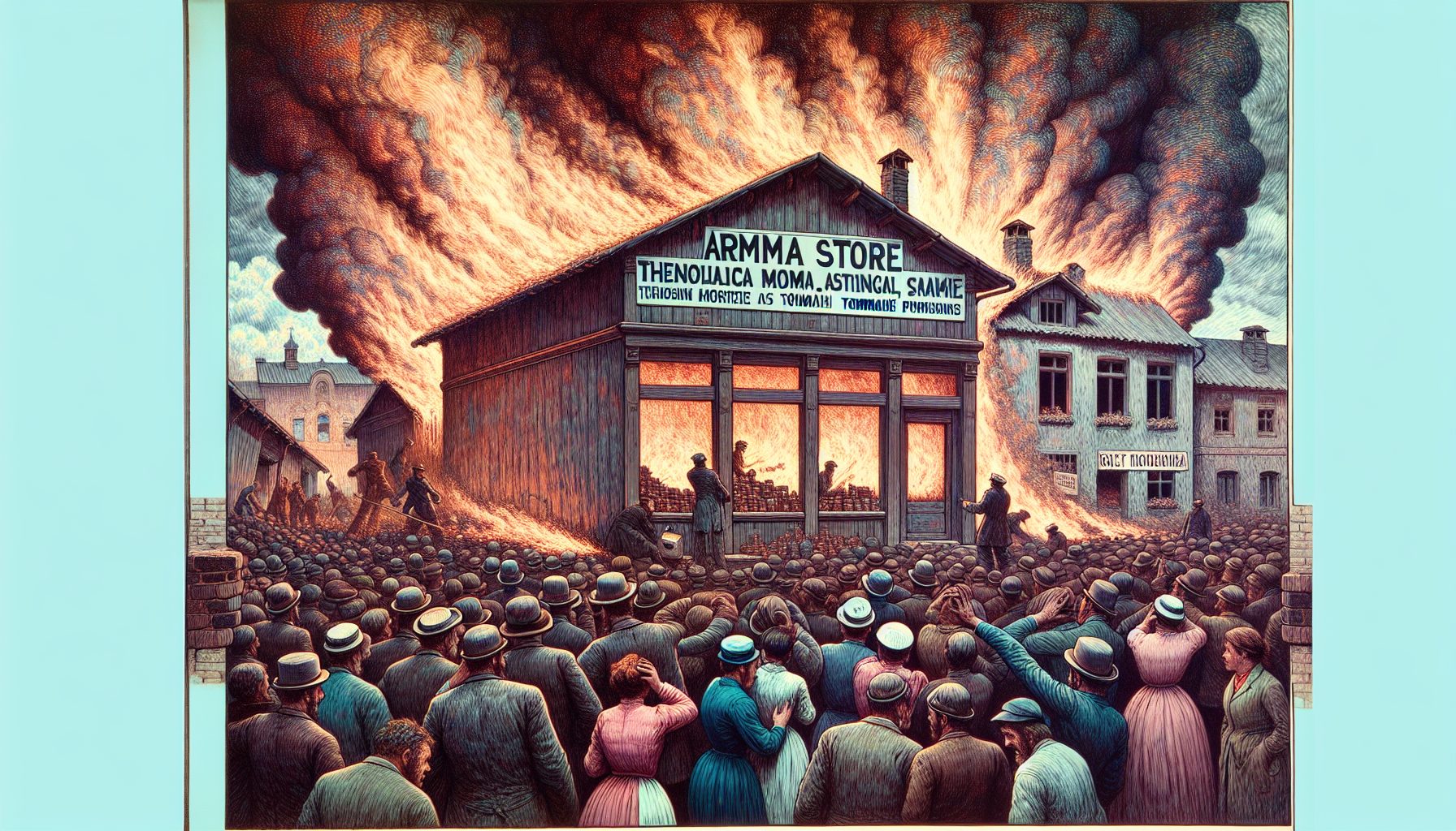 "Aroma Store Fire"