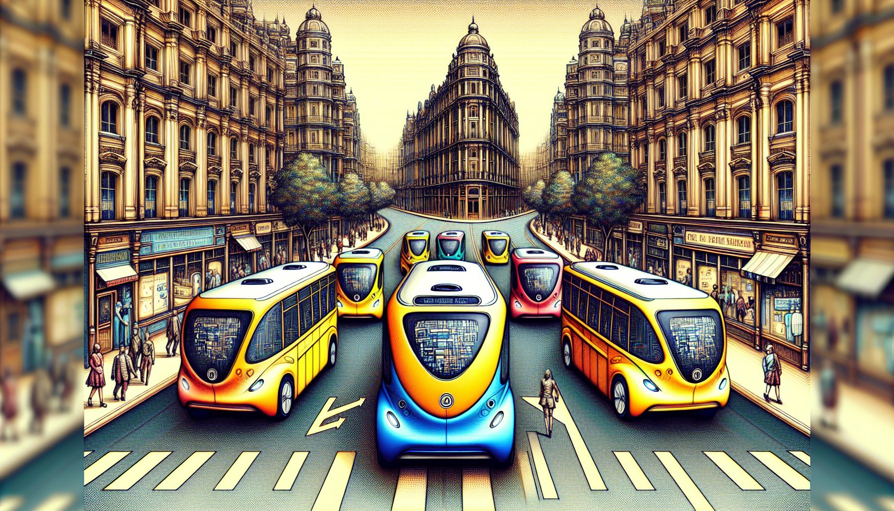 AI Electric Buses; commute